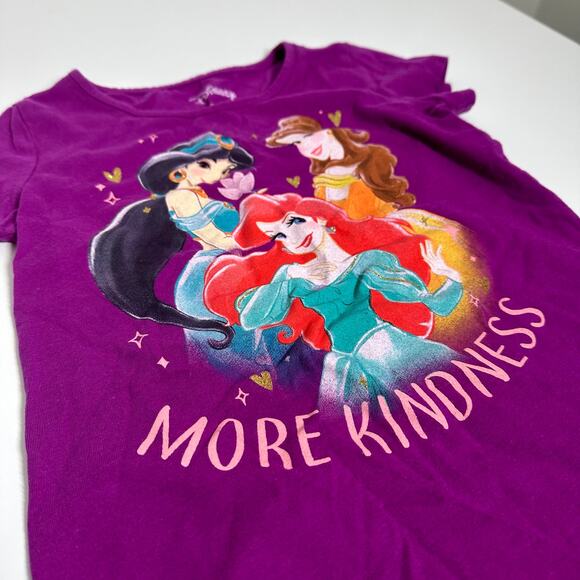 Disney Jumping Beans Purple Princess Kindness Girls Tee Size 6 - Picture 2 of 8